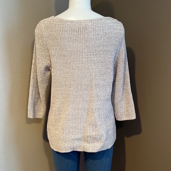 Old Navy Light Gray Knit Sweater - Picture 2 of 4